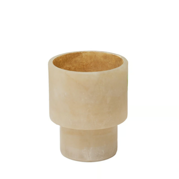 LASCAR - Alabaster candle holder by DÔME DECO - view 3